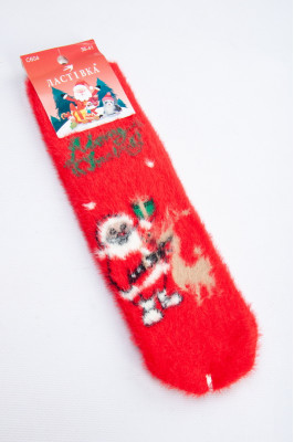 Шкарпетки жіночі новорічні норка